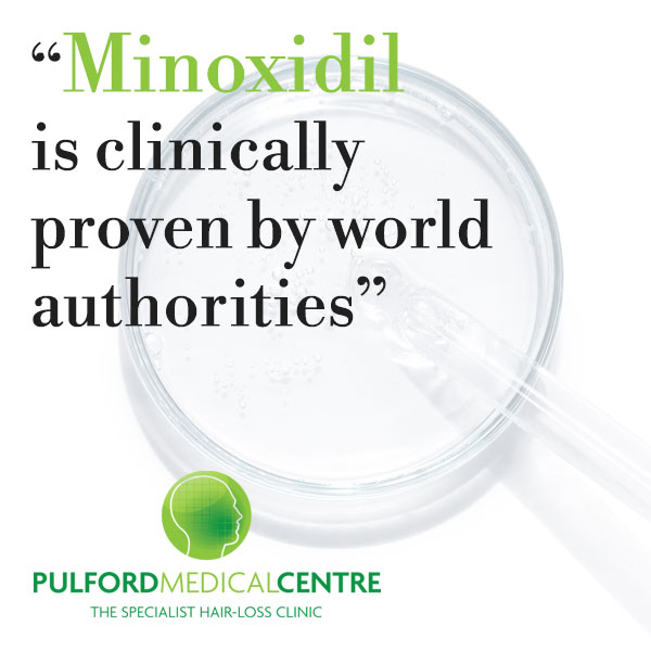 Minoxidil is clinically proven by world authorities