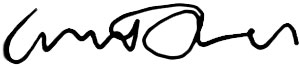 Christine Jones signature